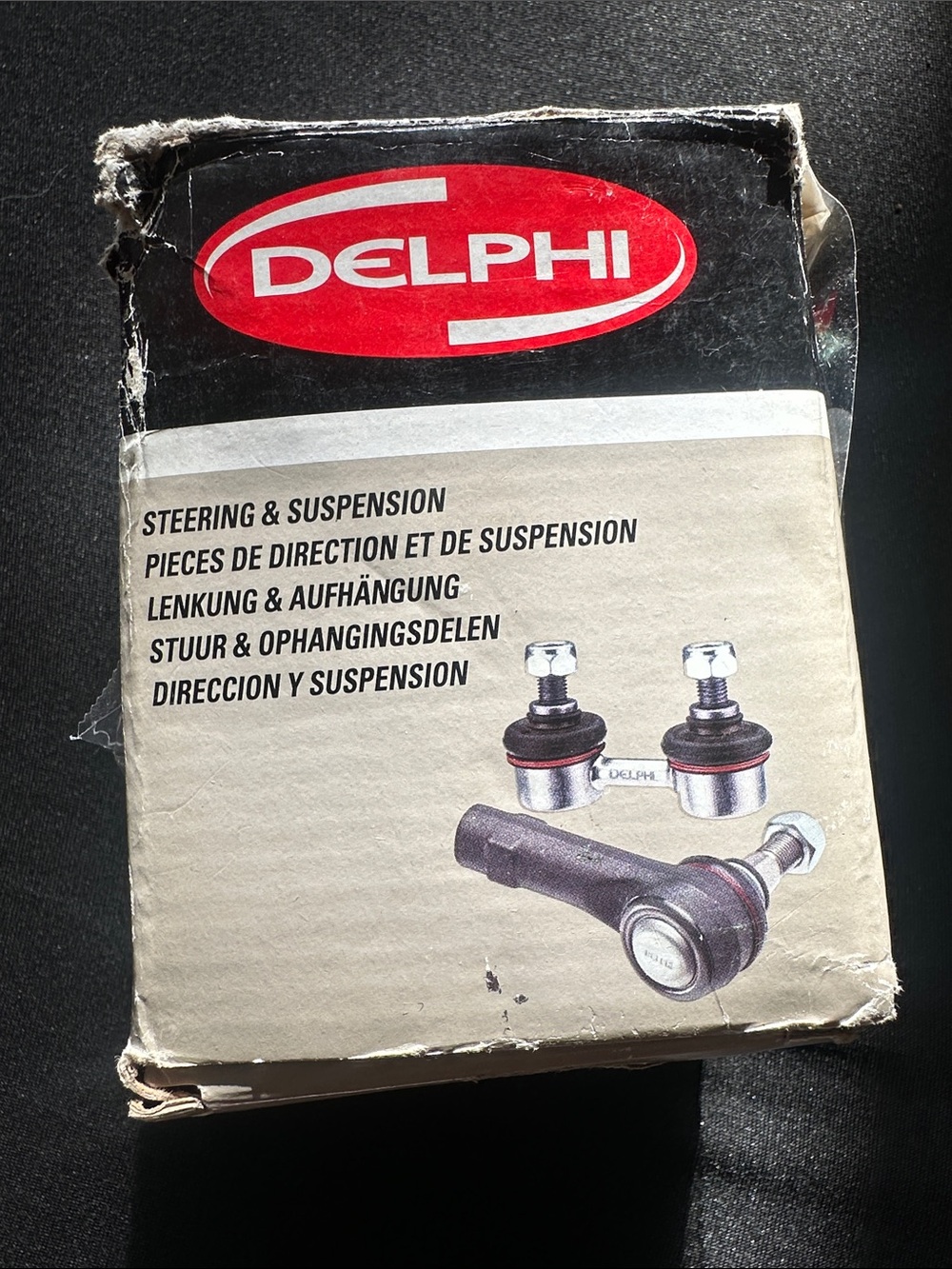 Steering & Suspension Tie Rod End - Black/Red
